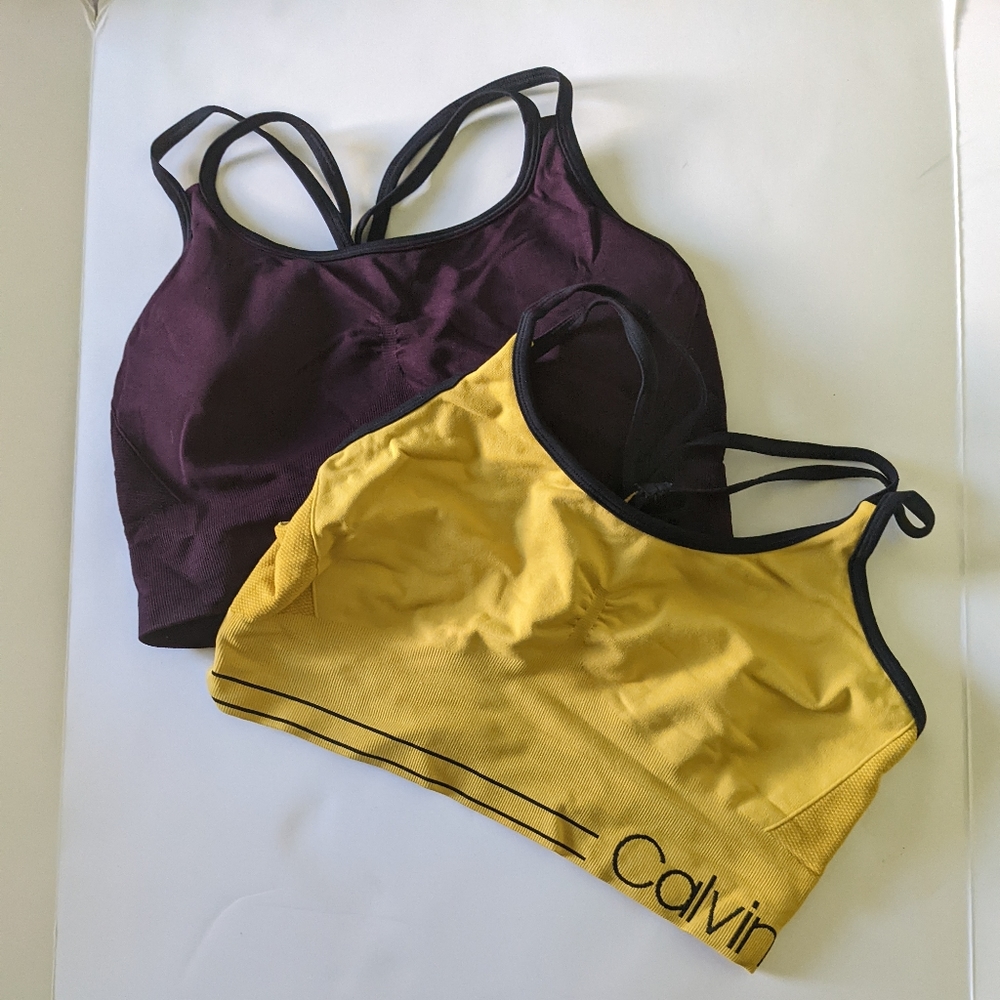 2 Calvin Klein Performance Bras